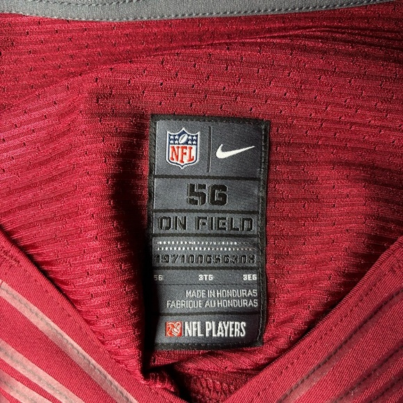 Redskins Jersey Mens 56 Nike NFL Football Team Issued Official Pro Athlete Field - Picture 5 of 10